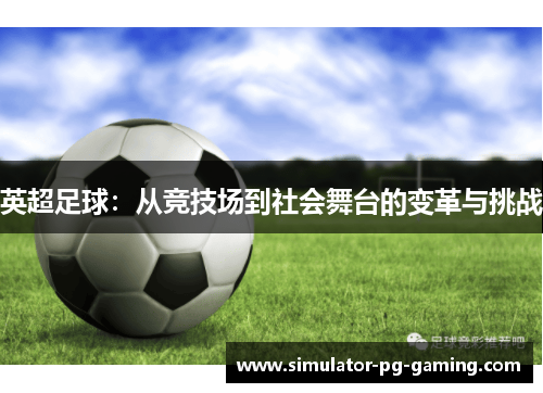 英超足球：从竞技场到社会舞台的变革与挑战